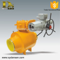 Gas oil water pipeline use motorized ball valve